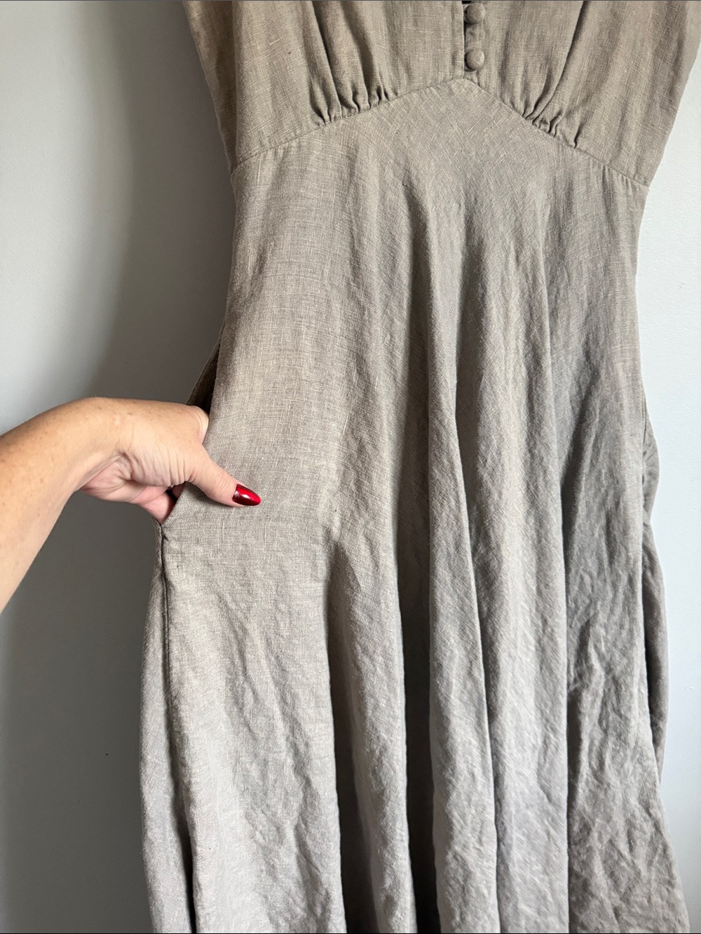Adoria threads linen dress medium - Picture 4 of 6